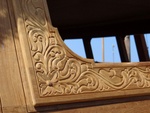 Handarbeitsdetail vom Fenster