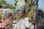 Cubaner in prächtigen Kostümen