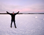 Auf dem Inari See unterwegs