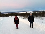 Hoch über dem Inari See