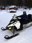 Unterwegs mit dem Snowmobil