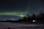 Magische Nordlichter am Himmel