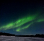 Magische Nordlichter am Himmel