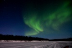 Magische Nordlichter am Himmel