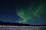 Magische Nordlichter am Himmel