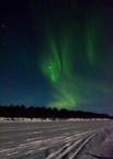 Magische Nordlichter am Himmel