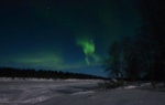 Magische Nordlichter am Himmel