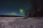 Magische Nordlichter am Himmel