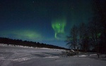 Magische Nordlichter am Himmel