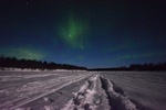 Magische Nordlichter am Himmel