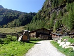 The alm hut at the top