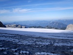 On the glacier at 3000m