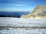 On the glacier at 3000m