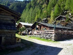 The alm hut at the top